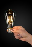 Lucide ST64 Class A LED Filament Lampe E27 7W Transparent 49084/07/60