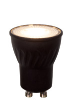 Lucide MR11 LED GU10 Led Lampe 3,8W dimmbar Warmweiss Schwarz 49094/04/30