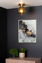 Lucide MARIUS Deckenleuchte E27 Mattes Gold, Messing 74114/01/02