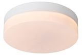 Lucide BISKIT LED Deckenleuchte 12W Weiß, Opal Sensor IP44 79111/24/31