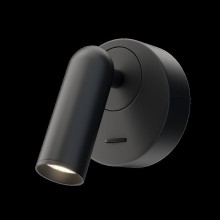 Maytoni Mirax LED Wandleuchte 3W flexibel drehbar Schwarz Warmweiss