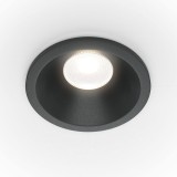 Maytoni Zoom LED Downlight, Einbauleuchte 6W dimmbar Schwarz IP65 90Ra Ø6mm Warmweiss