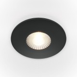 Maytoni Zen LED Downlight, Einbauleuchte 7W Schwarz 90Ra Ø9mm Neutralweiss