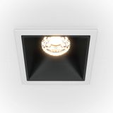 Maytoni Alfa LED Downlight, Einbauleuchte 10W dimmbar Schwarz / Weiss 90Ra Warmweiss