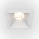 Maytoni Alfa LED Downlight, Einbauleuchte 10W Weiss 90Ra Warmweiss