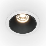 Maytoni Alfa LED Downlight, Einbauleuchte 10W dimmbar Schwarz / Weiss 90Ra Ø6,5mm Neutralweiss