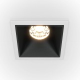 Maytoni Alfa LED Downlight, Einbauleuchte 10W dimmbar Schwarz / Weiss 90Ra Neutralweiss