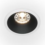 Maytoni Alfa LED Downlight, Einbauleuchte 15W Schwarz / Weiss 90Ra Ø8,5mm Warmweiss