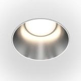 Maytoni Share Downlight, Einbauleuchte GU10 Silber-Matt Ø14mm