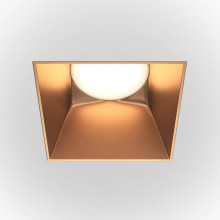 Maytoni Share Downlight, Einbauleuchte GU10 Matt-Gold