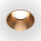 Maytoni Share Downlight, Einbauleuchte GU10 matt Gold / Weiss Ø10,2mm