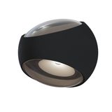Maytoni Stream LED Wandleuchte 6W Schwarz IP54