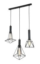 Maytoni Spider Pendelleuchte, Hängeleuchte 3x E27 Schwarz