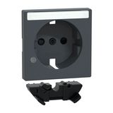 Merten MEG2333-0414 Erweiterungsset Kontrolllicht für Schutzkontakt-Steckdosen, anthrazit, System M