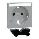 Merten MEG2333-0460 Erweiterungsset Kontrolllicht für Schutzkontakt-Steckdosen, aluminium, System M