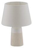 Näve E14 Tischleuchte TALIA Ø20cm weiß Keramik 3122323
