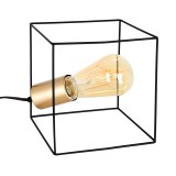 Näve E27 Tischleuchte CANTO 16x16cm schwarz 3176622