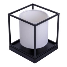 Näve E14 Tischleuchte BETA 15x15cm weiß 3190523