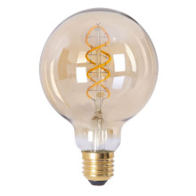 Näve 3er-Set LED Leuchtmittel DILLY 9,5x9,5cm 4,9W Warmweiss amber 4135403