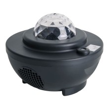 Näve LED Tischleuchte GALAXY Ø16,2cm 4W Steuerbare Lichtfarbe bunt dimmbar RGB Timer 5273261