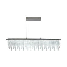 Näve LED Pendelleuchte DIAMONDS 120x12cm 34W Steuerbare Lichtfarbe chrome dimmbar Nachtlicht 6093242