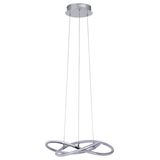 Näve LED Pendelleuchte ODRIVE Ø45cm 31W Warmweiss chrome dimmbar 6129042