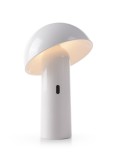 NewGarden ENOKI LED Tischleuchte Touch-Sensor 3-Stufen-Dimmer weiss Innen & Außen IP44