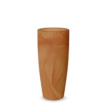 Newgarden BAMBU 90 Pflanzkübel XXL groß doppelwandig rund, hoch ø40x90cm terrakotta 16L outdoor