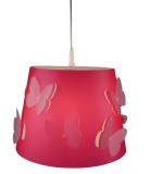 Niermann Rosalie Pendelleuchte E27 Himbeere Made in Germany