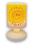 Niermann Sunny LED Akku-Tischleuchte Warmweiss 1,5W IP44 Weiß, Multicolor