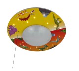 Niermann Dino LED Deckenleuchte E27 Multicolor, Bunt Made in Germany