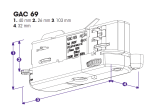 Nordic Global Trac Multi-Adapter 3-Phasen GAC69-1 grau