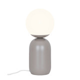 Nordlux Tischlampe Notti Hell braun E14 Ø15cm Metall 2011035018