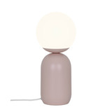 Nordlux Tischlampe Notti Staubrosa E14 Ø15cm Metall 2011035057