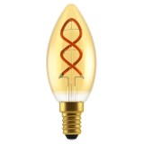 Nordlux LED Kerze Filament Deco Spiral E14 dimmbar 2,5W 2000K extra-warmweiss Gold 2080101458
