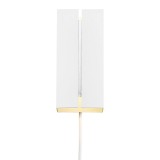 Nordlux Curtiz LED Wandleuchte 3-Step dimmbar 4,5W Weiss warmweiss