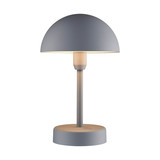 Nordlux LED Akkuleuchte Ellen To-Go Tischlampe Grau dimmbar Moodmaker 300lm 3000K warmweiß Ø16cm IP44 Aluminium 2418015010