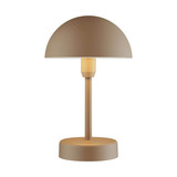 Nordlux LED Akkuleuchte Ellen To-Go Tischlampe Braun dimmbar Moodmaker 300lm 3000K warmweiß Ø16cm IP44 Aluminium 2418015018