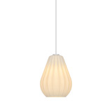 Nordlux Pendelleuchte Sallino Opalweiß E27 dimmbar Ø24cm Glas 2612363001