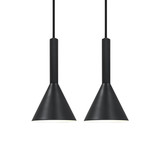 Nordlux Pendelleuchte Kelvis 2-Kit Schwarz 2-flammig 2xGU10 dimmbar Metall 2612723003