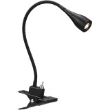 Nordlux Mento LED Klemmleuchte Schreibtischlampe schwarz