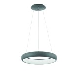 Nova Luce ALBI LED Pendelleuchte Grau 32W Warmweiss 120x41cm dimmbar 8105619
