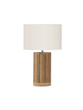 Nova Luce Tischleuchte Nau E27 Natur Holz Ø30cm 9001074