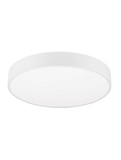 Nova Luce LED Deckenleuchte Hadon 30W warmweiss 3000K Weiß Stahl Ø50cm 9001534