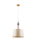 Nova Luce Pendelleuchte Damo E27 Mehrfarbig Metall Keramik Ø34cm 9009146
