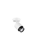 Nova Luce Deckenstrahler Ison schwenkbar GU10 Weiß Metall Ø8cm 9011324