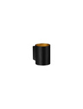 Nova Luce Wandleuchte Dazle G9 Schwarz Gold Aluminium Ø8cm 9011331