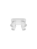 Nova Luce Deckenstrahler Amecy schwenkbar 4-flammig 4xGU10 Weiß Aluminium 22x22cm 9011345