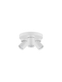 Nova Luce Deckenstrahler Amecy schwenkbar 3-flammig 3xGU10 Weiß Aluminium Ø22cm 9011349