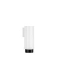 Nova Luce Wandleuchte Nessi GU10 Weiß Schwarz Aluminium Ø6cm 9011404
